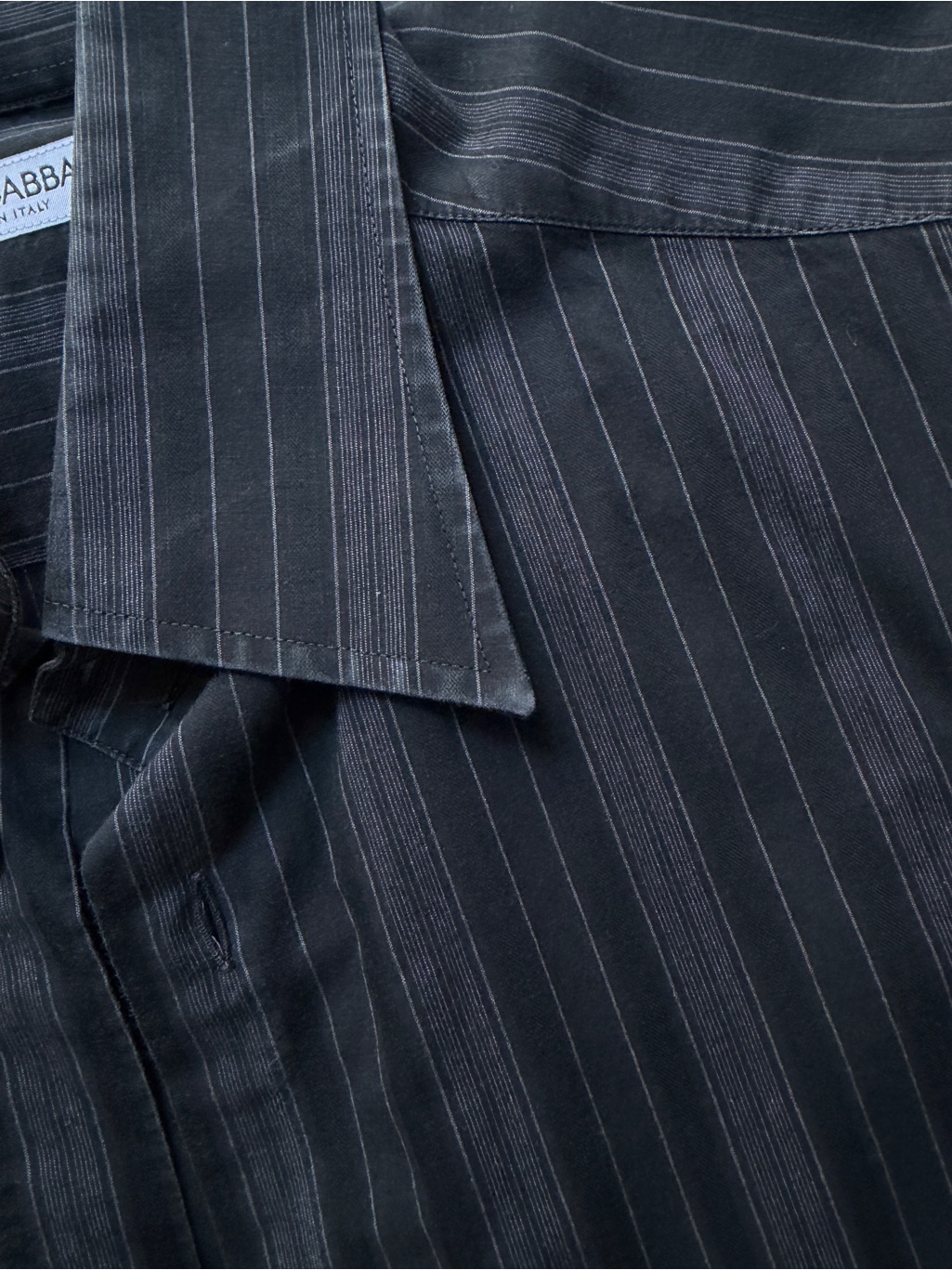 Dolce & Gabbana Black Striped Men’s Dress Shirt — image 5 of 8